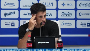 La llamativa declaración de Domínguez tras el empate de Vélez con San Lorenzo: «Este equipo dejó de ser campeón»