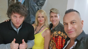 Javier Milei y Yuyito González cenaron con Roberto Piazza en la Quinta de Olivos: las fotos
