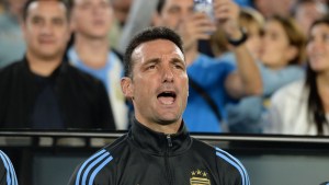 Lionel Scaloni llegó a Pujato y destacó la goleada de la Selección Argentina