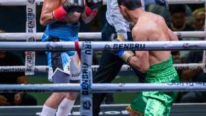 Matías es neuquino y renunció a su trabajo como petrolero, con un salario millonario, para abocarse al boxeo profesional