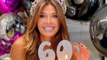 Catherine Fulop hizo un video para festejar sus 60 años