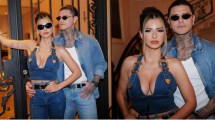 Imagen de Al mejor estilo de los 80’, Mauro Icardi y la China Suárez reaparecieron en el cumpleaños de Mery del Cerro 