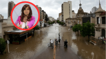 Imagen de Cristina Kirchner habló de la «catástrofe humanitaria» que vive Bahía Blanca tras el temporal