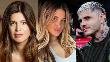 Elba Marcovecchio, Wanda Nara y Mauro Icardi. 