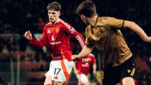 La asistencia de Garnacho en la goleada y clasificación de Manchester United