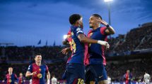 Imagen de Barcelona le ganó a Benfica en la Champions League: gol de Otamendi y show de Lamine Yamal