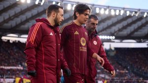 Paulo Dybala se lesionó en Roma y está en duda para la fecha de Eliminatorias con la Selección