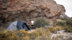 Un camping gratis y agreste en la Patagonia Azul: el refugio para la fauna y la aventura en Chubut