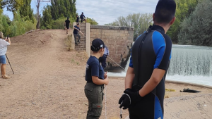 Mapa | Dónde buscan a la mujer desaparecida en Cinco Saltos: este miércoles trabajan con ganchos en el canal de riego