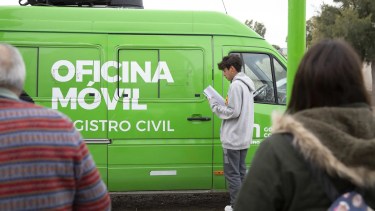 Registro Civil Móvil en Cipolletti.