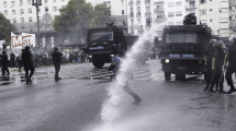 Imagen de Represión en el Congreso: el fuerte repudio de la oposición contra Patricia Bullrich y el «autoritarismo» de Martín Menem