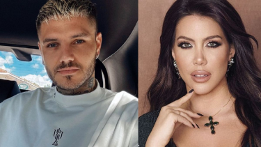 Mauro Icardi y Wanda Nara. 