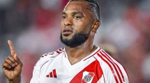 Imagen de El sugerente mensaje de Miguel Borja en medio de su sequía en River: «Lo que ahora sufrimos…»