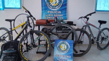Recuperan elementos robados en Roca. Foto: gentileza. 