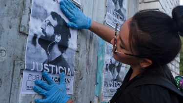 Marchan a un año del crimen. Foto: gentileza Justiciaporjuancaliani. 