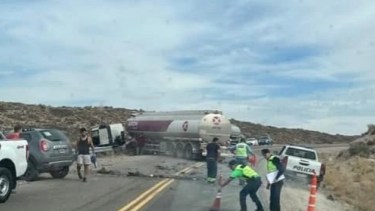 Choque fatal en Ruta 237. Foto: gentileza hospital Piedra del Águila. 