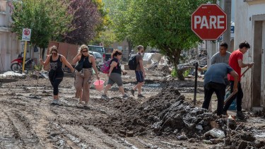 El Gobierno evalúa brindar créditos a los afectados por el temporal en Bahía Blanca. Foto: Pablo Presti