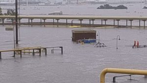 El temporal en Bahía Blanca afectó el transporte de gas: evalúan cuánto tardará la reparación