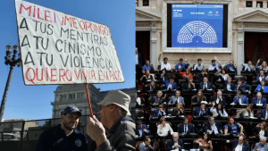 Tensión en el Congreso: operativo de seguridad  antes de la marcha y de la sesión por el acuerdo con el FMI