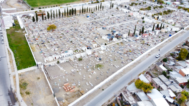 El cementerio de Zapala. Foto: Gentileza. 