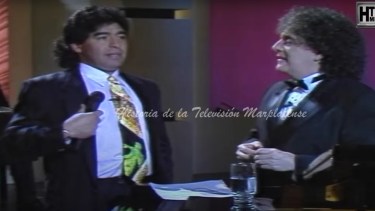 Diego Maradona y Antonio Gasalla