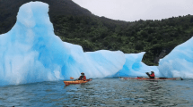 Imagen de Mapa | Dónde queda el glaciar en la Patagonia chilena que fue recorrido por cinco barilochenses en kayak