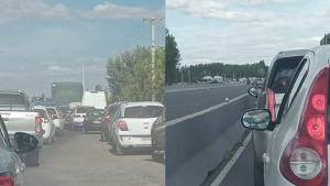 Levantaron el corte en Ruta 22, en Cipolletti: vecinos reclamaban justicia por la muerte de un hombre