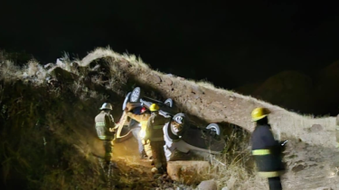 Despistó y cayó a un barranco sobre Ruta 43, en el norte de Neuquén: una persona fue hospitalizada