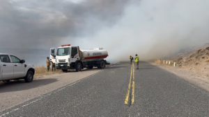 Video | Incendio en La Rinconada: levantaron el corte en Ruta 40, pero advierten por visibilidad reducida