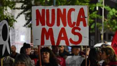 En Neuquén se vivió una masiva movilización por el 24 de marzo. Foto: Cecilia Maletti