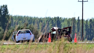 Choque fatal en la Ruta 3. Foto: Diario RÍO NEGRO. 