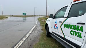 Ruta 3 y el temporal: operativo de prevención en Viedma y Patagones por el alerta