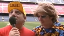 Imagen de Así fue el día que Toti Ciliberto entrevistó a Messi y le puso una peluca
