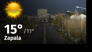 Clima en Zapala: cuál es el pronóstico del tiempo para hoy viernes 11 de julio