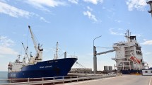 Imagen de Partió el primer buque desde el Puerto de SAE y se inició la temporada de exportación frutícola del Alto Valle